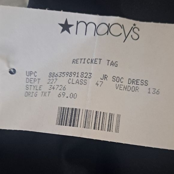 As U Wish Metallic Tribal Print Bodycon Dress (Juniors L- Fits Like A Women S) - Picture 4 of 4